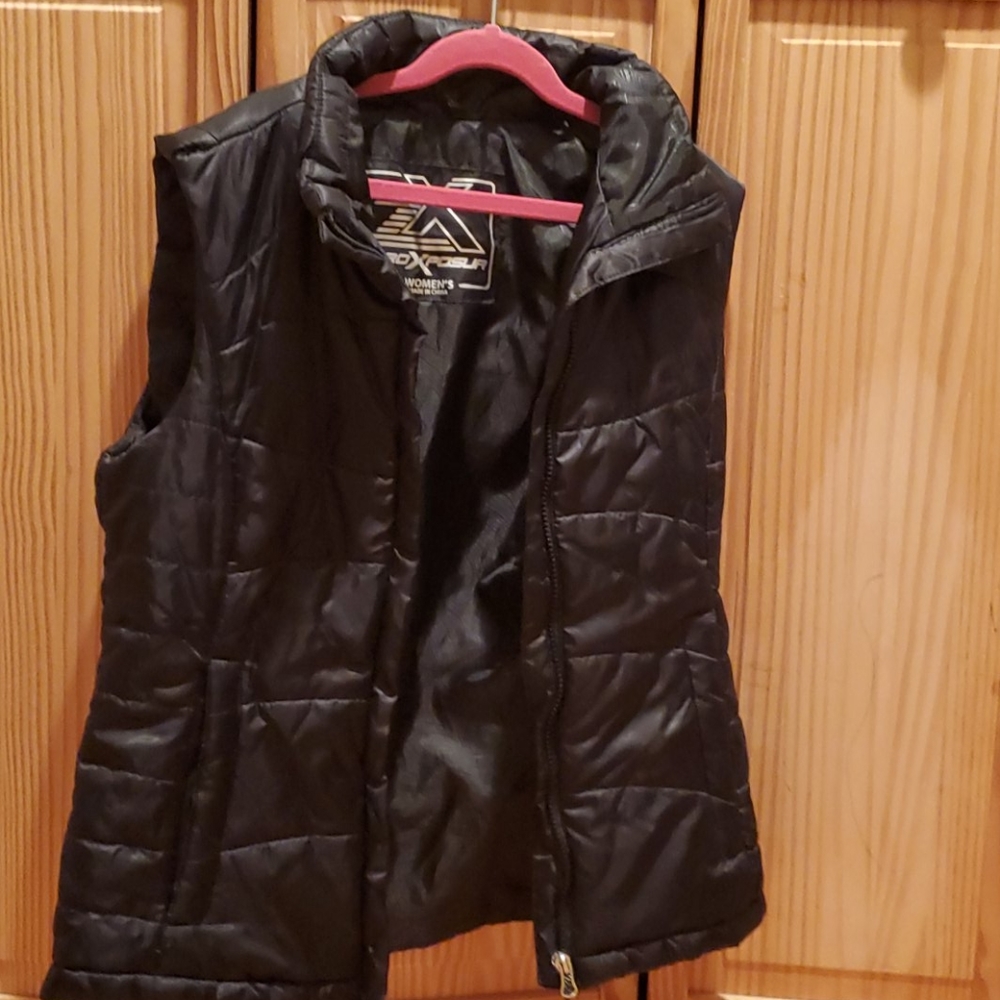 Women's black vest